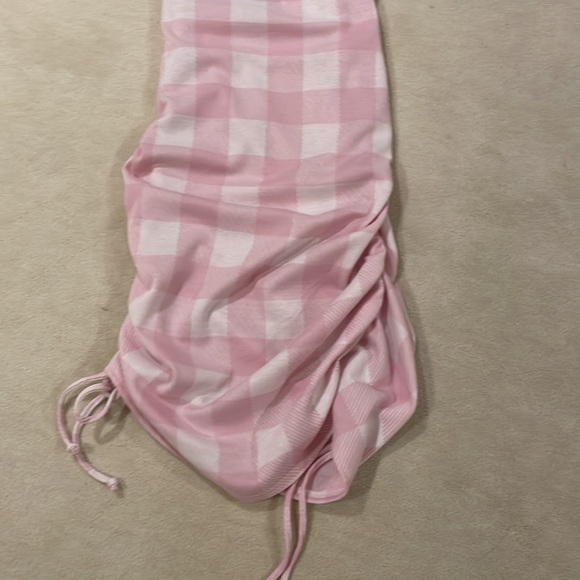 NWT Livi by Olivia Rae Pink/White Checkered dress in size L - Picture 2 of 4